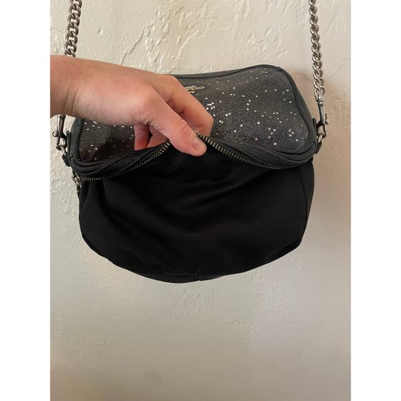 Coach Isla Chain Crossbody Purse Star Glitter F37748 Festival Concert Event Punk - Picture 13 of 15